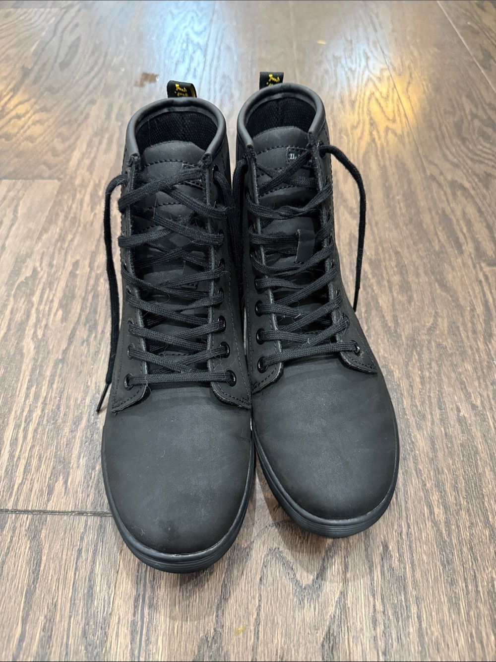 Dr. Martens Black Lace-Up High Top Boots